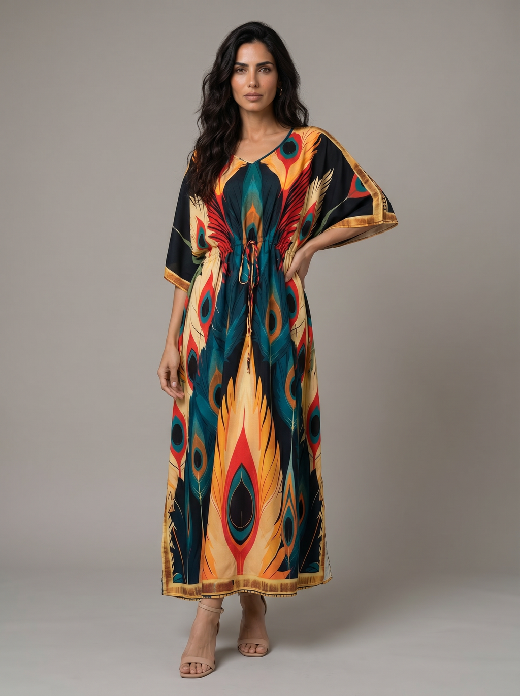 Kaftán premium colombiano adaptable desde talla S hasta 4XL