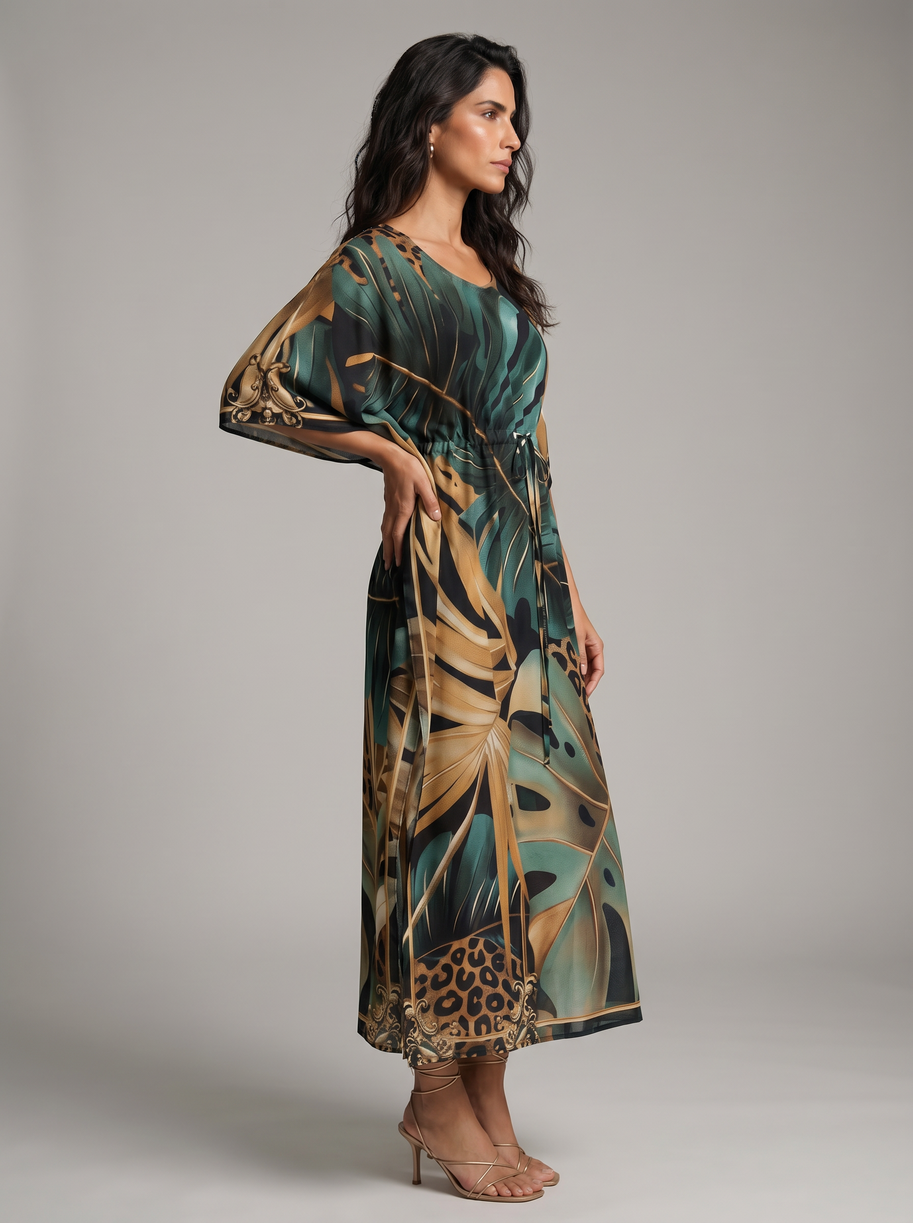 Kaftán premium colombiano adaptable desde talla S hasta 4XL
