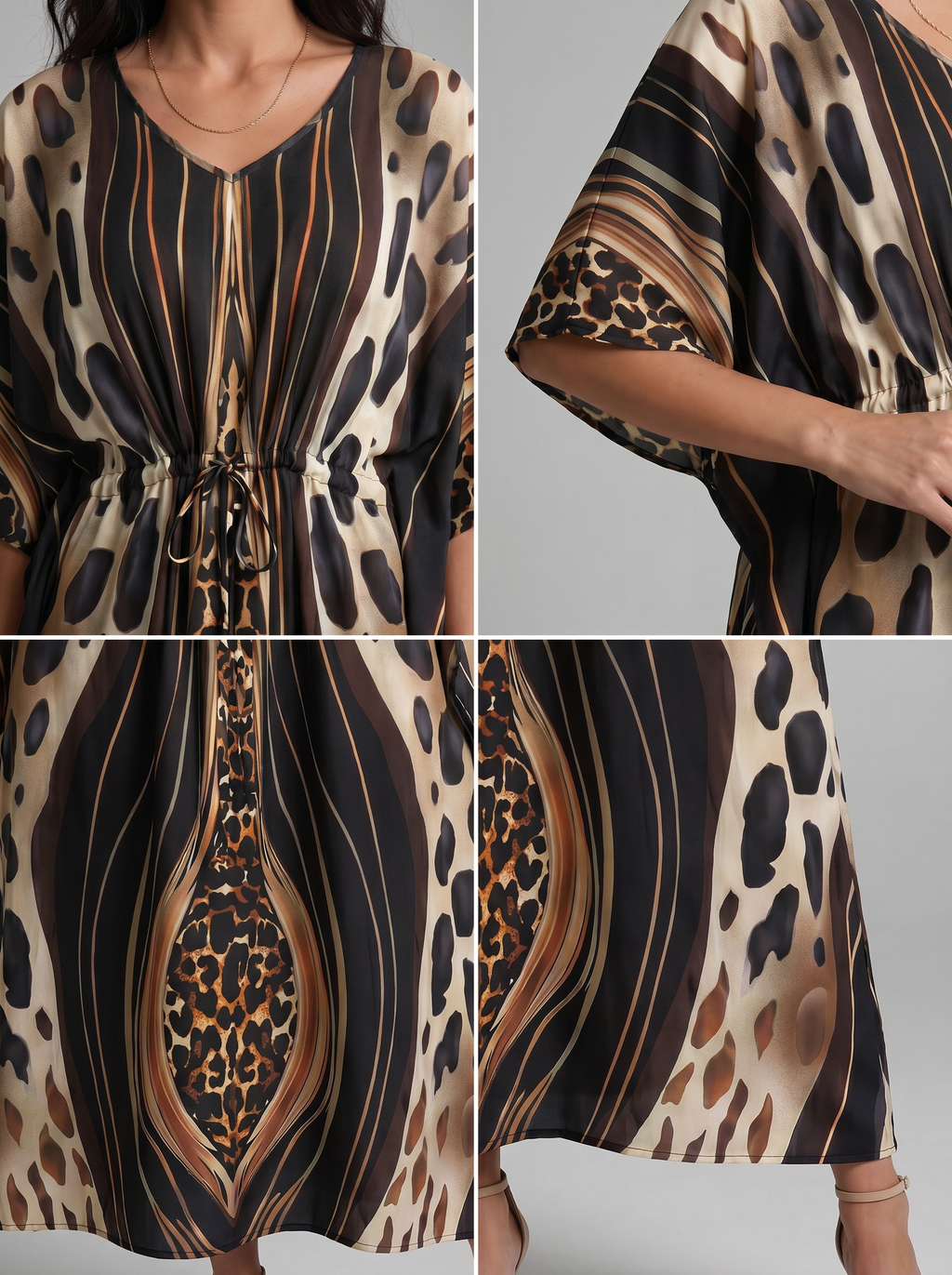 Kaftán premium colombiano adaptable desde talla S hasta 4XL