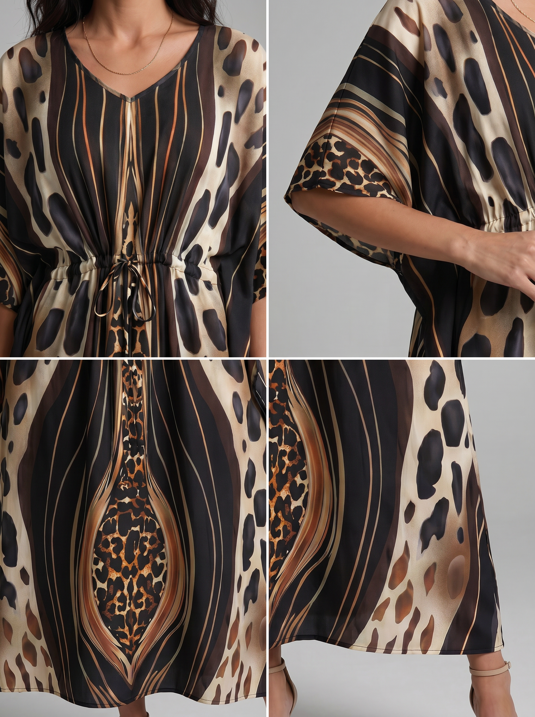 Kaftán premium colombiano adaptable desde talla S hasta 4XL