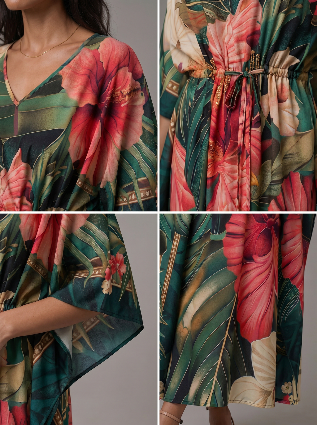 Kaftán premium colombiano adaptable desde talla S hasta 4XL