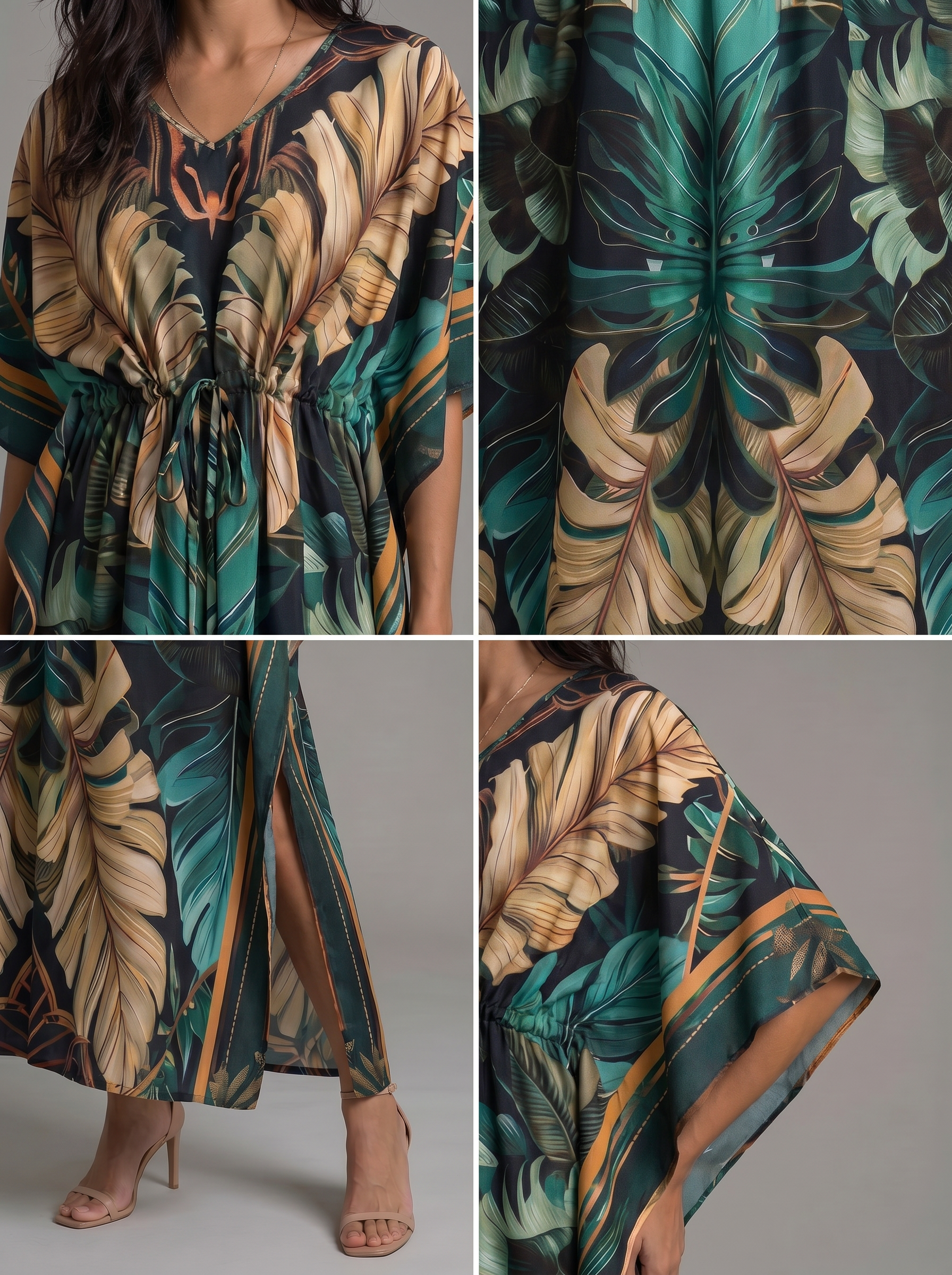 Kaftán premium colombiano adaptable desde talla S hasta 4XL