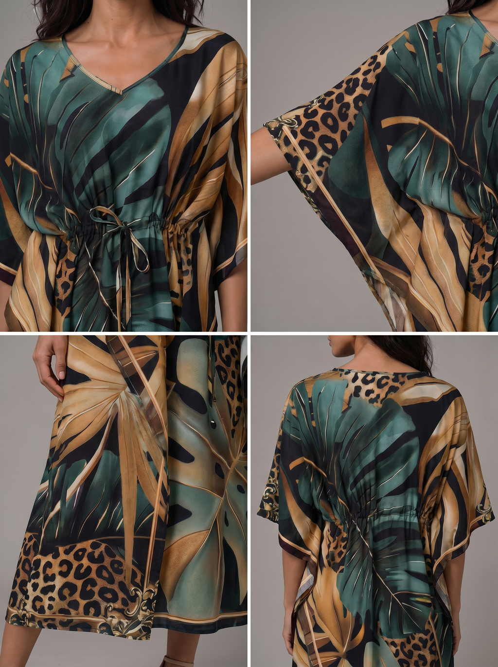 Kaftán premium colombiano adaptable desde talla S hasta 4XL