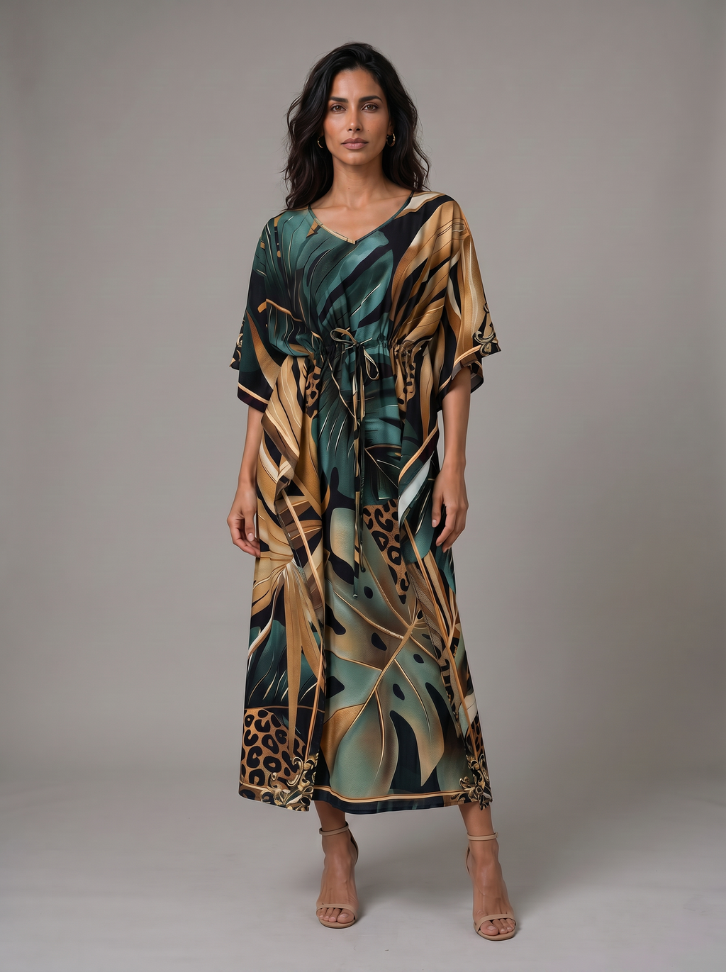Kaftán premium colombiano adaptable desde talla S hasta 4XL