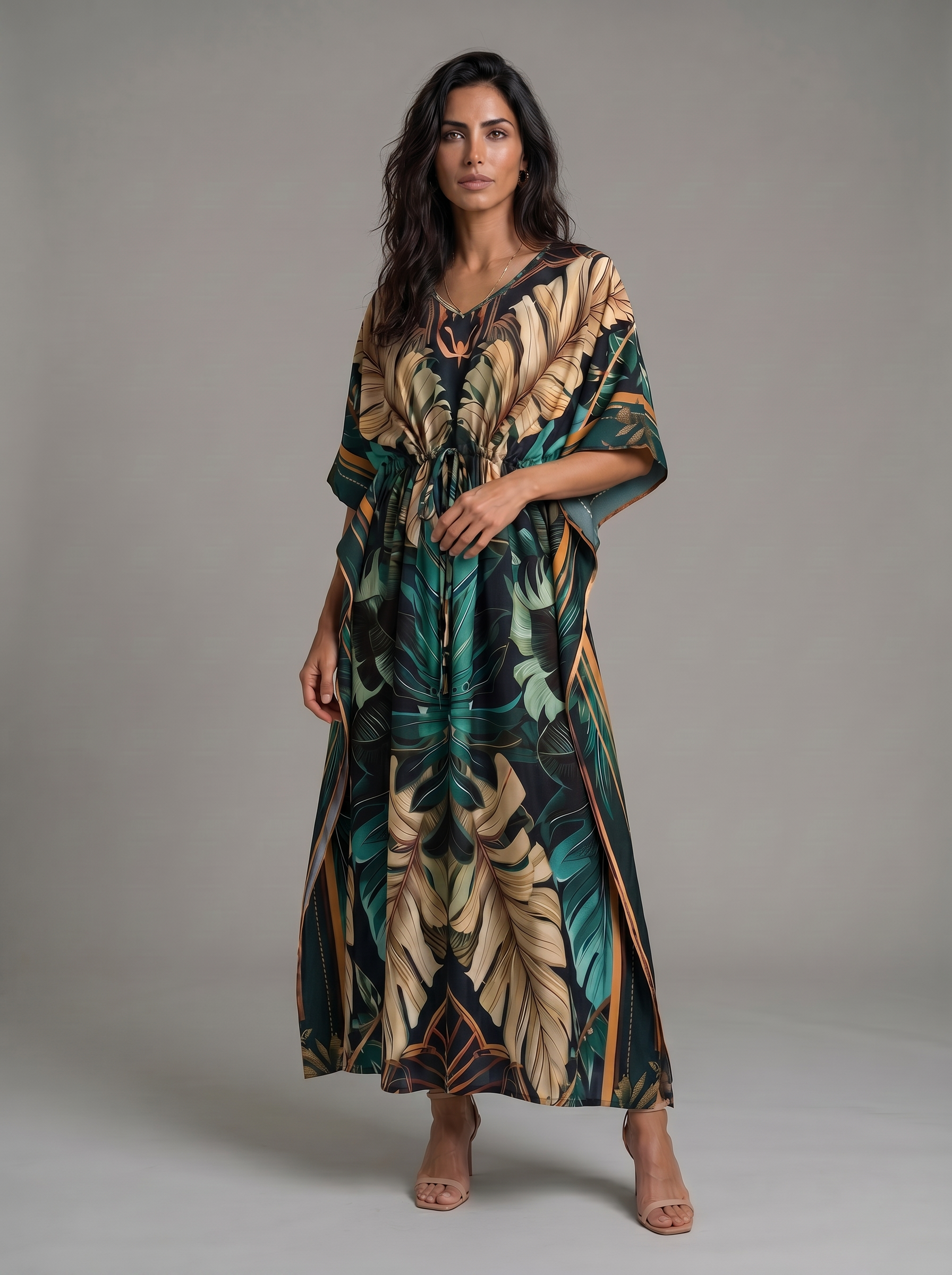 Kaftán premium colombiano adaptable desde talla S hasta 4XL